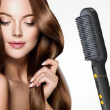 Heated Hair Brush Straightener