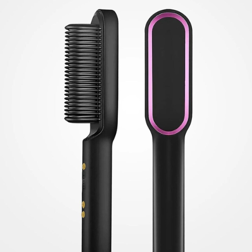 Heated Hair Brush Straightener