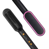 Heated Hair Brush Straightener